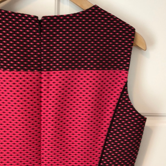 Tahari Black and raspberry sleeveless dress - Picture 4 of 4